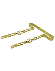 20 Lowrider Cage Double Twisted Bumper Front/Rear Gold.